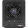 ThunderBay 4 mini, disku korpusa melns, profesionālas klases 4 disku HDD/SSD Thunderbolt 3 korpuss
