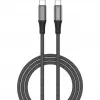 4smarts PremiumCord - USB kabelis - USB-C (vīr.) uz USB-C (vīr.) - USB 2.0 - 20 V - 5 A - 1,5 m - USB barošanas avots (100 W) - Melns