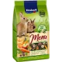 Pilnvērtīga granulu barība trušiem Vitakraft Menu Vital 3 kg — pieaugušiem, graudaugu garša, 12,5% kopproteīna, gremošanas atbalsts, maiss