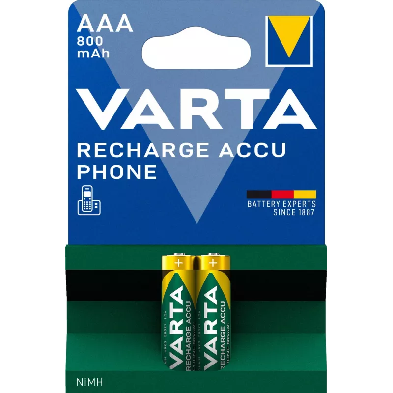 Baterija Varta AAA 800mAh NiMH 2-BL DECT