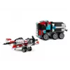 LEGO Creator 2-in-1 komplekts “Flatbed Truck with Helicopter” 31146, pārveidojams būvējums bērniem