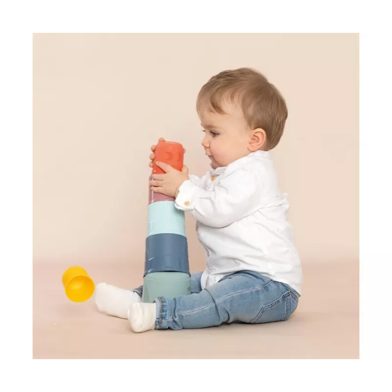 Little Smoby Magic Tower ūdens piramīda ar krāsainiem trauciņiem