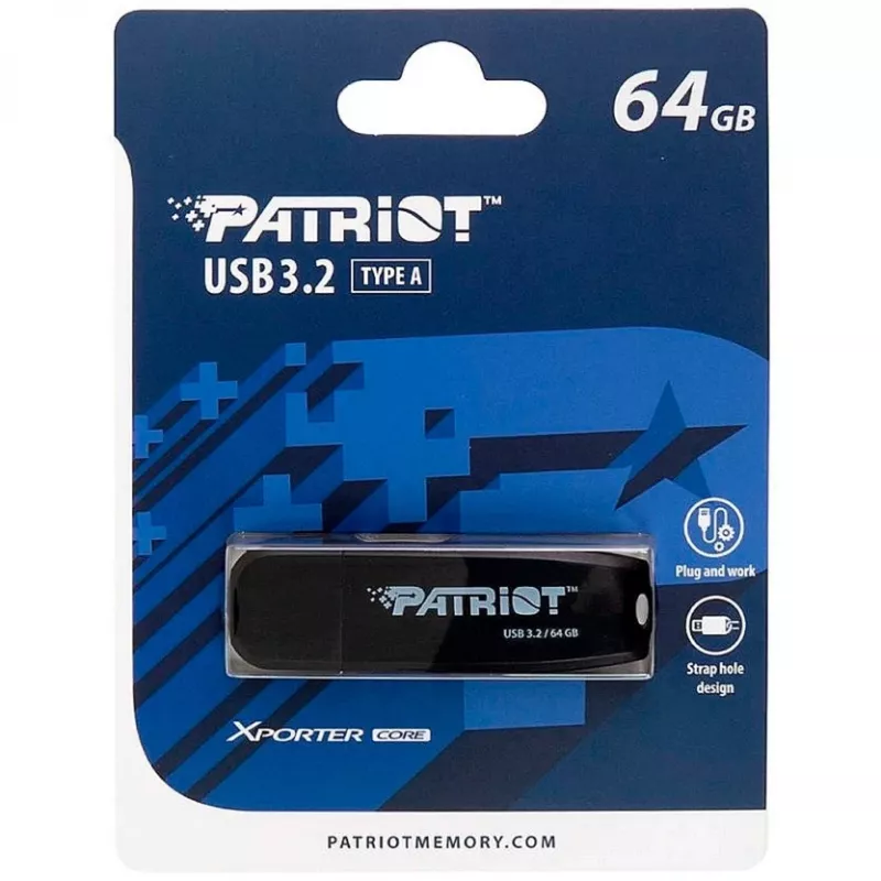USB zibatmiņa Patriot Memory 64 GB USB Type-A 3.2 Gen 1 Xporter Core