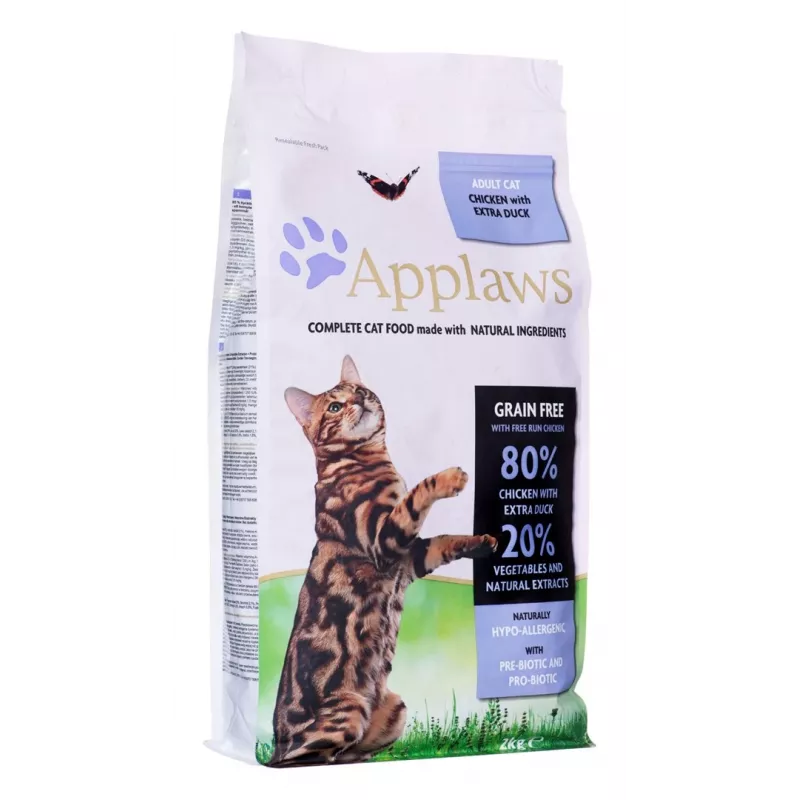 Applaws sausā kaķu barība, vista ar pīli, 2 kg