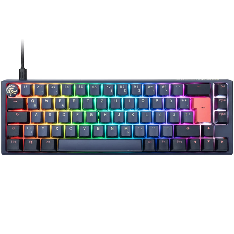 Ducky One 3 SF klaviatūra Spēļu USB QWERTZ vācu Zils