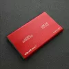 HDD/SSD korpuss QOLTEC 51860 2,5 collu SATA III diskdziņiem, USB Type-A, 5 Gbit/s, alumīnijs, sarkans