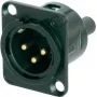 Neutrik NC3MD-S-B-1 savienojamības piederums, melns