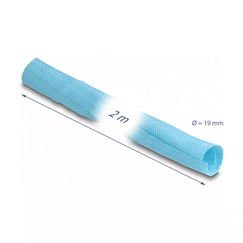 Kabeļu uzmava DeLOCK 20878 Zila 2 cm Poliesters -50 līdz 150 °C