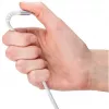 super-soft USB 2.0 Braided kabelis, USB-C Plug > USB-C Plug (balts, 3 metri)