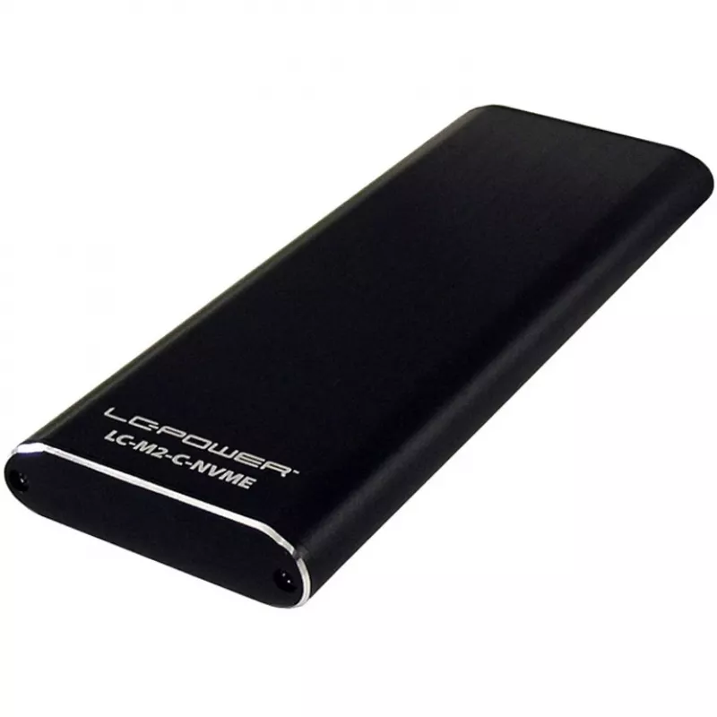 SSD korpuss LC-Power LC-M2-C-NVME Melns M.2
