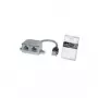 Tīkla kabelis ShiverPeaks Cat5e RJ45-2x RJ45 0,1 m melns sudrabains