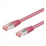 Tīkla kabelis Goobay CAT 6-2000 SSTP PIMF 20m fuksīna