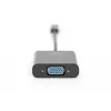 DIGITUS DA-70853 USB-C – VGA adapteris, Full HD 1080p, melnā krāsā
