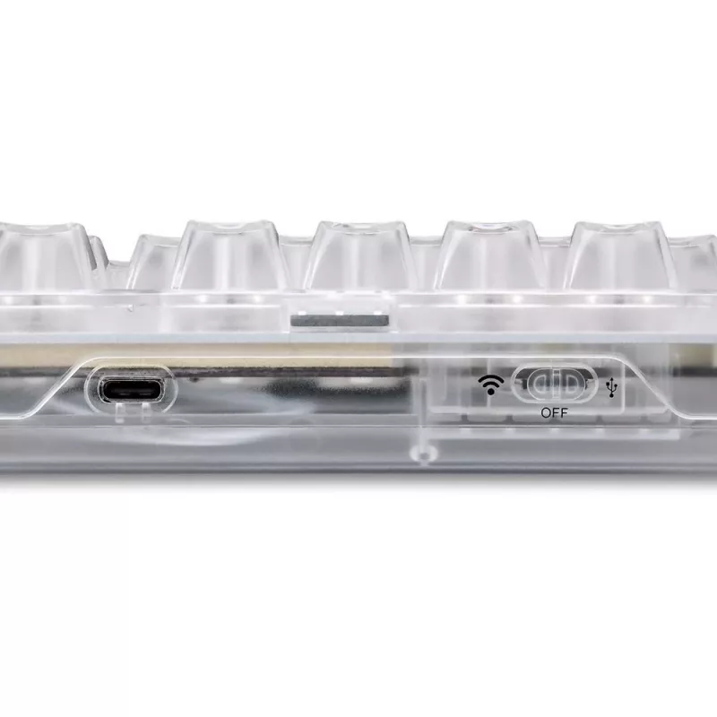 Crystal Shark, Gaming Keyboard White, DE-Layout, KTT