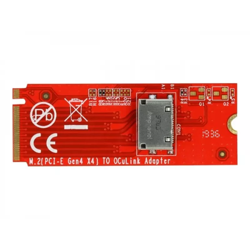 M.2 Key M uz 1 x OCuLink SFF-8612 pārveidotājs DeLOCK 64106