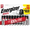 Energizer Batteries Max AA LR6 10 gab. Eco