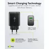Goobay USB-C PD GaN Dual Fast Charger 30 W melns (75335)