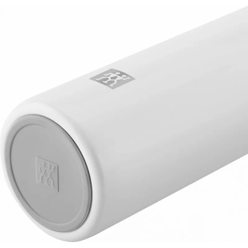 ZWILLING THERMO Termoss, Ceļojumu krūze, Dubultas sienas izolācija, Drošības aizbāžnis, 450 Ml, Augstums: 22,8 cm, Balta