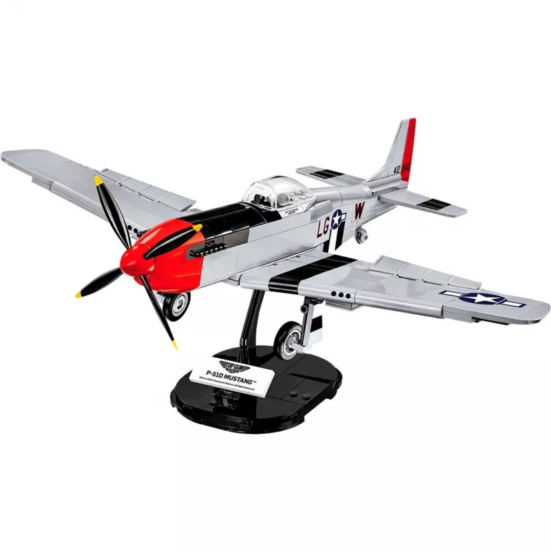 Top Gun Maverick P51D Mustang, konstrukcijas rotaļlieta mērogā 1:32