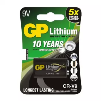 LITIJA BATERIJA GP 9V L 522/LA522/6F22