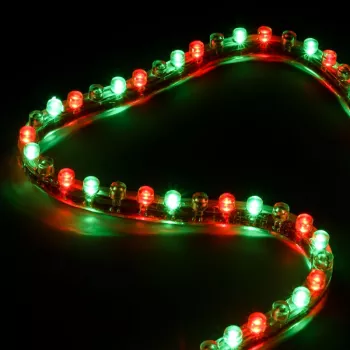 Universāla LED lente Lamptron FlexLight Multi — daudzkrāsu, 70 mm platums, DC barošana