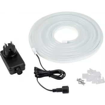 LED Neon Flex 24V 5m dzeltena EUROLITE 50499906 — elastīga 24V LED lente, 5 m, dzeltena