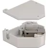 Delock - Modularadapter - DIN sliedes montāžai - CAT 6a - STP - Pelēks - 1 savienotājs (86014)