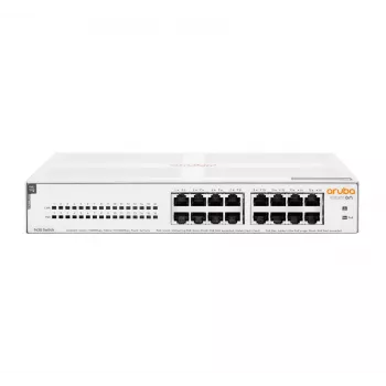 HPE Aruba Networking Aruba Instant On 1430 16G Class4 PoE 124W Nepārvaldāms L2 Gigabitu Ethernet (10/100/1000) Strāva caur Ethernet (PoE) 1U Balts