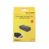 Savienotāju adapteris DeLOCK 65696 USB 3.1 Gen 2 Type-A uz Type-C, melns