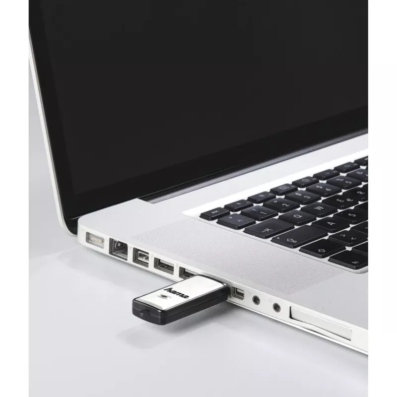 Hama Fancy USB zibatmiņa 64 GB USB Type-A 2.0 Melns, Sudraba