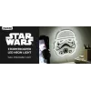 Pie sienas stiprināms LED neona gaismeklis Paladone Stormtrooper modelis PP14595SWVN, dekoratīvs Zvaigžņu karu apgaismojums