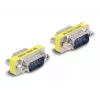 D-Sub 9 pin savienotāju adapteris vīrietis–vīrietis DeLOCK 66464