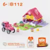 Rotaļu konstruktors Marioinex Mini Waffle 112 gab. – Zemnieks Urocze Ranczo, daudzkrāsains, vecumam 6+