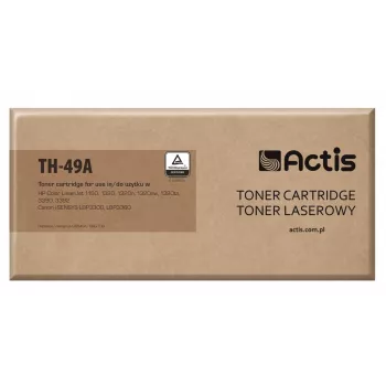 Actis TH-49A toneris (aizstāj HP 49A Q5949A, Canon CRG-708; Standarta; 2500 lapas; melns)