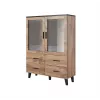 Cama viesistabas komplekts LOTTA 2 (bufete 150 2D3DR + bufete 110 2D4DR + vitrīna 120 + kafijas galdiņš 110)