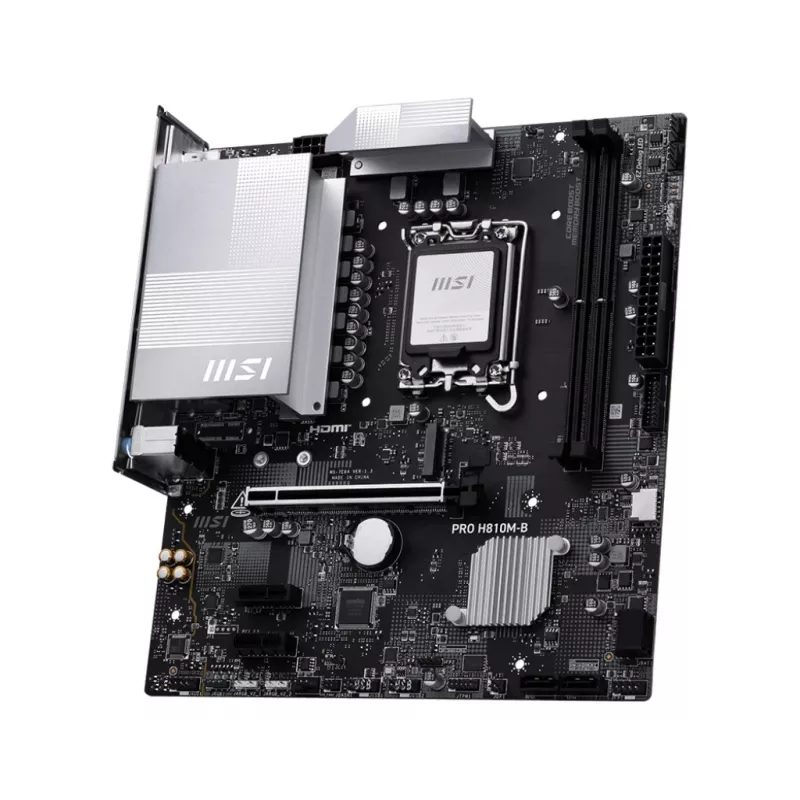 MSI PRO H810M-B mātesplate Intel H810 LGA 1851 (Ligzda V1) micro ATX