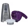 Melns & Decker NVC115W rokas putekļsūcējs pelēks, violets, bez maisa