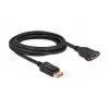 DisplayPort paplašinājuma kabelis, montāžai panelī, DeLOCK 87098 8K 60 Hz 3 m