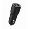 Automašīnas mobilās ierīces lādētājs Gembird TA-UC-AC2PDQC38-CAR-01, USB-C, 38W, 12–24V, melns
