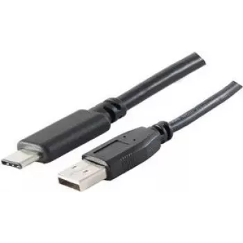 USB kabelis ShiverPeaks BS77143-3.0 3m USB C USB A Melns