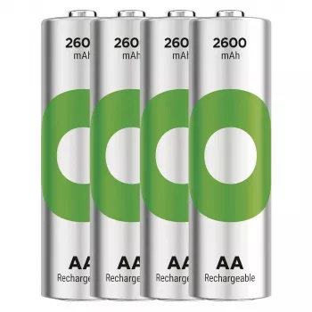 Baterijas R6/AA NI-MH 2 600mAh blisteris 4gab.