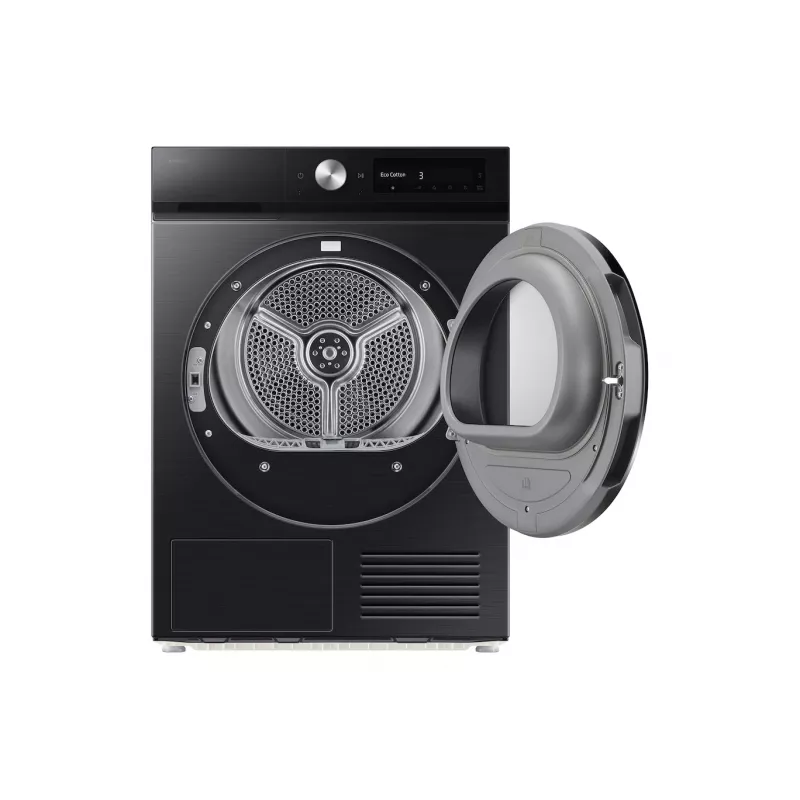 Samsung veļas žāvētājs DV90DB7845GBU4, melns, 9 kg, energoefektivitātes klase A, Higiēnas kopšana, siltumsūknis