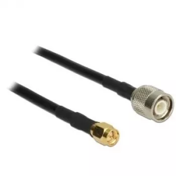 Koaksiālais kabelis DeLOCK 89510 RG-58 C/U 2.5 m TNC SMA Melns