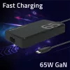 QOLTEC Charger 65W GaN Super Fast plāns PD 5-20V 3.25A USB-C