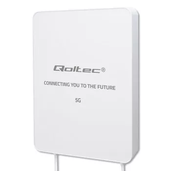 Virziena āra 5G LTE antena QOLTEC 16 dBi SMA 3300–3800 MHz 3 m ūdensizturīga