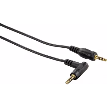 Hama Jack vads, Spraudnis - Spraudnis, 3,5 mm, 0,75 m audio vads 3,5 mm Melns