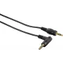 Hama Jack vads, Spraudnis - Spraudnis, 3,5 mm, 0,75 m audio vads 3,5 mm Melns