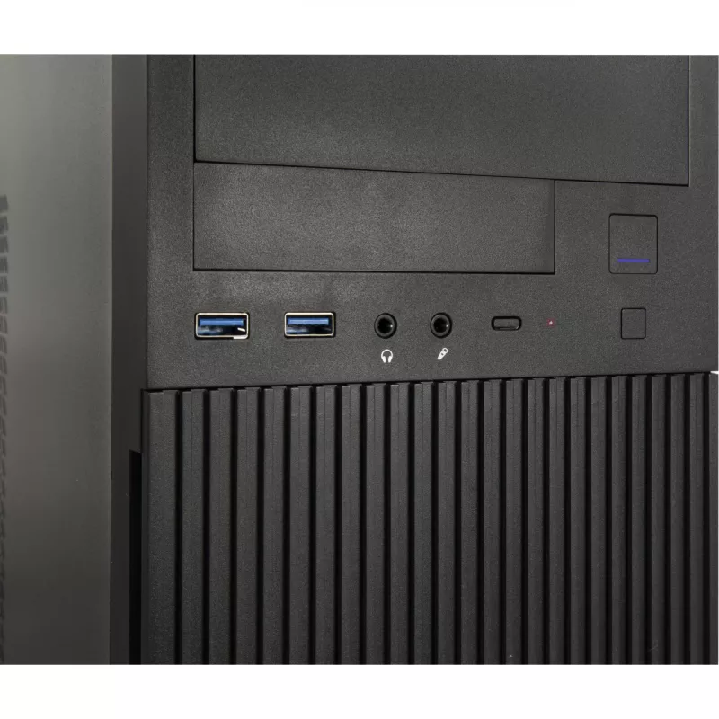Datora korpuss INTER-TECH IT-2815 Linear, ATX, melns