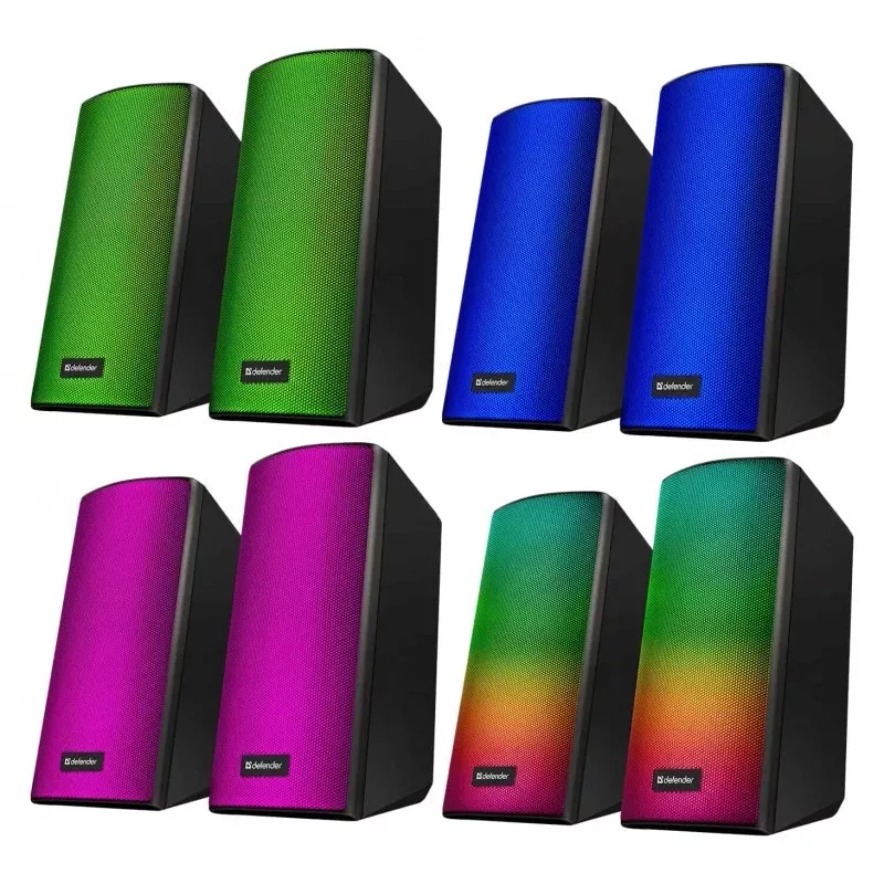 PC SPEAKERS SPITFIRE 2.0 6W LED USB