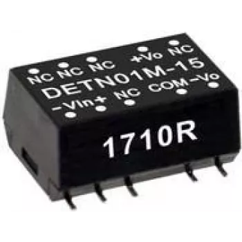 Elektriskais pārveidotājs MEAN WELL DETN01N-15 1W 21.6-26.4V 34mA